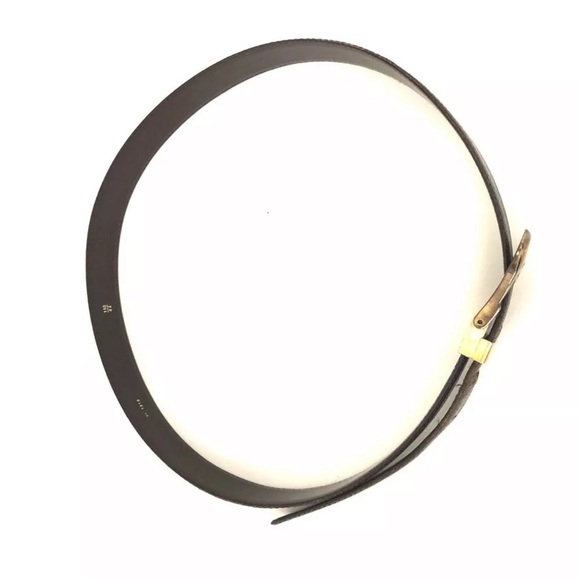 Authentic Men’s Louis Vuitton Taiga Ceinture Leather Belt 110cm fits 34-38 - Picture 4 of 11